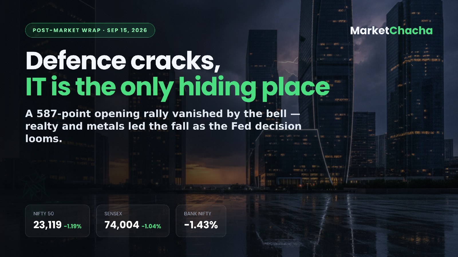 Post-market wrap