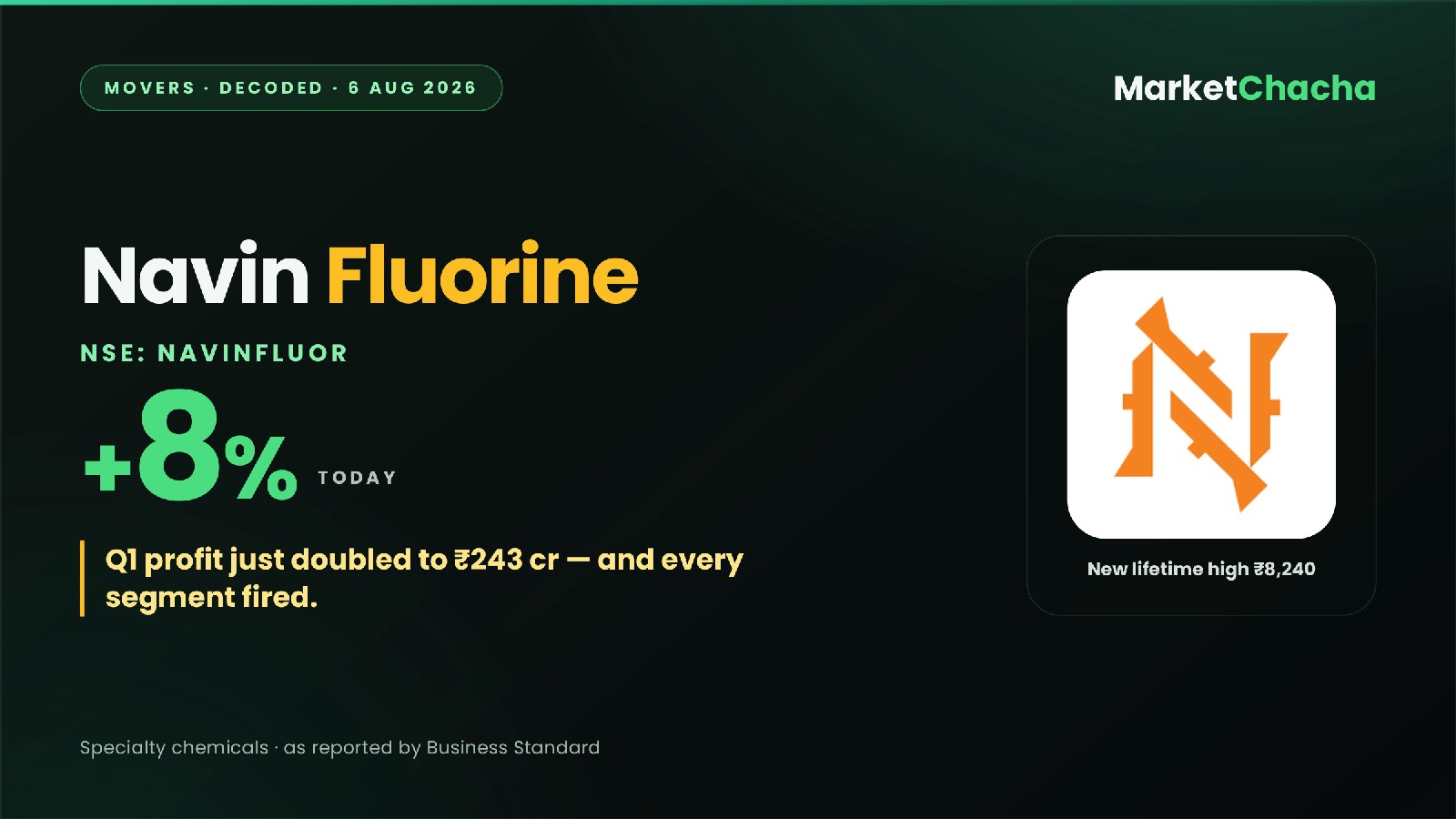 Navin Fluorine decoded