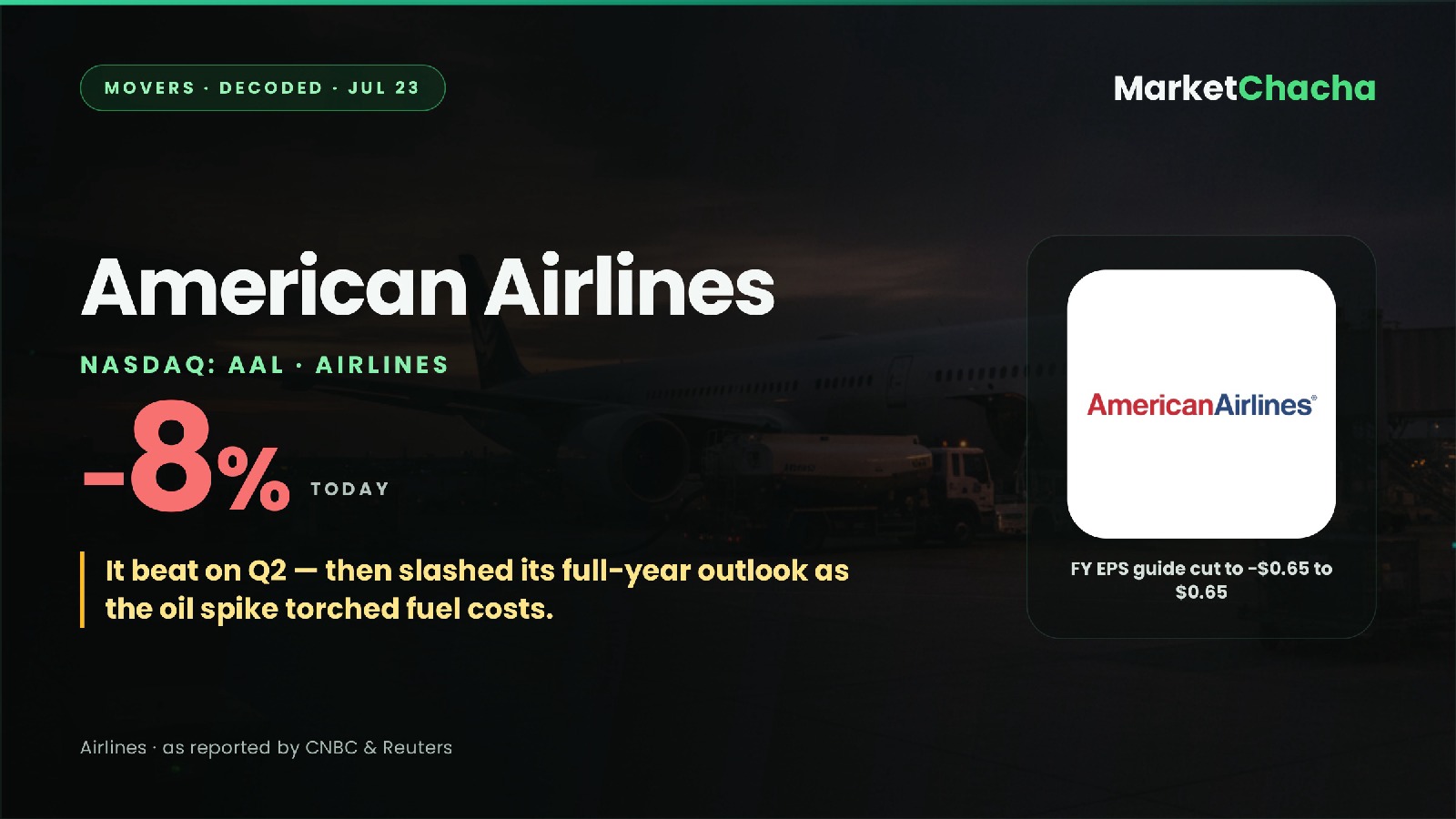 American Airlines guidance cut decoded