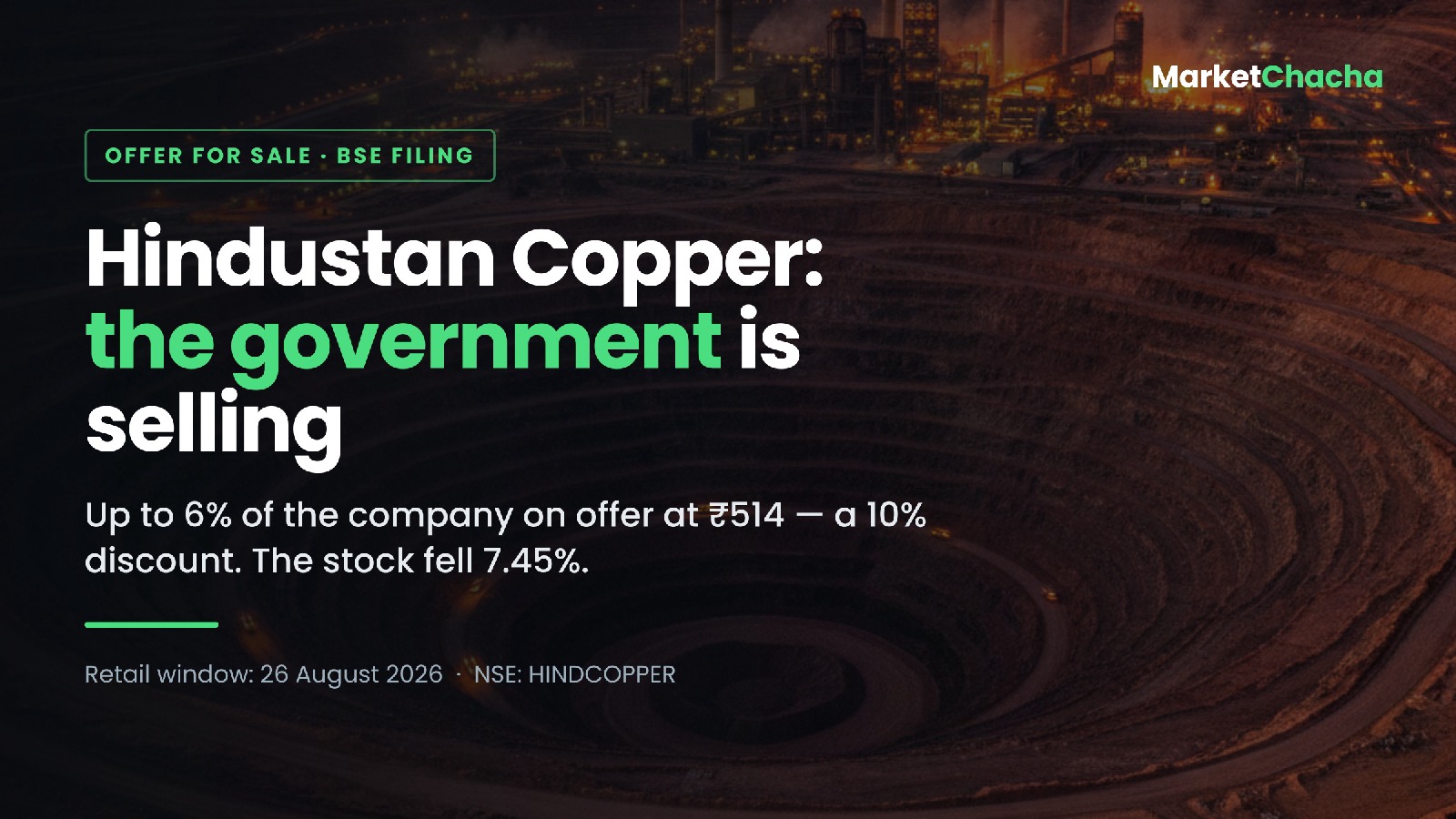 Hindustan Copper OFS decoded