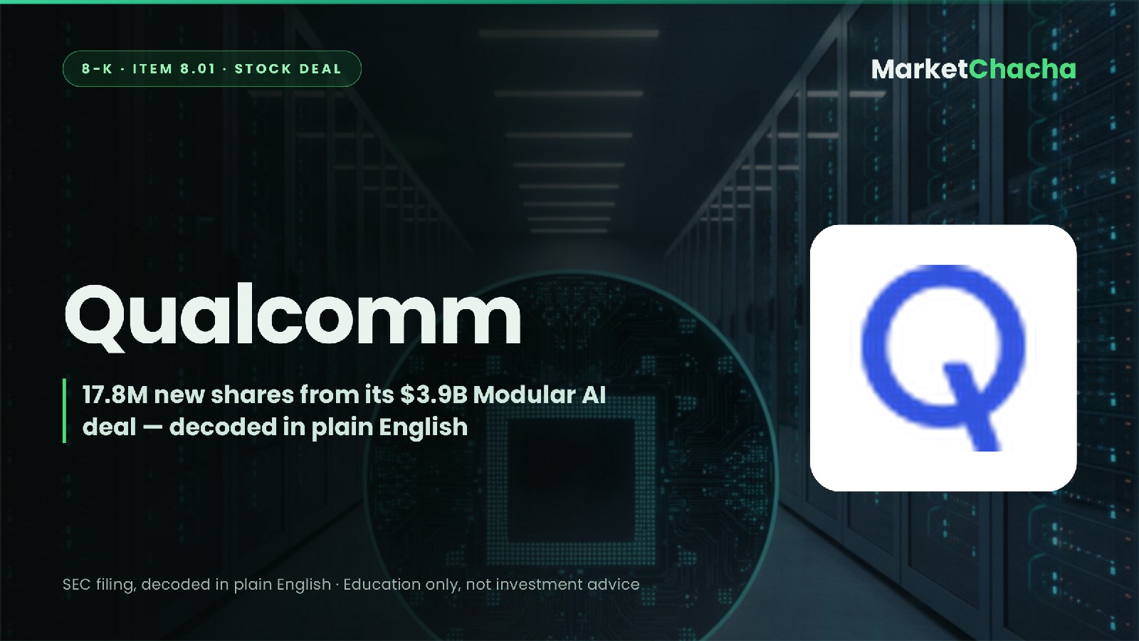Qualcomm 8-K Modular deal decode