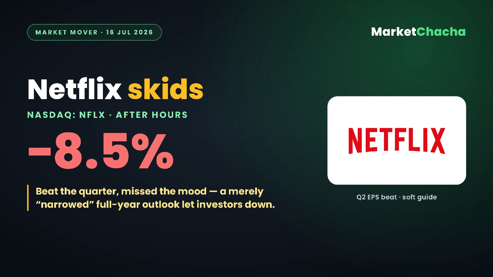 Netflix earnings decoded