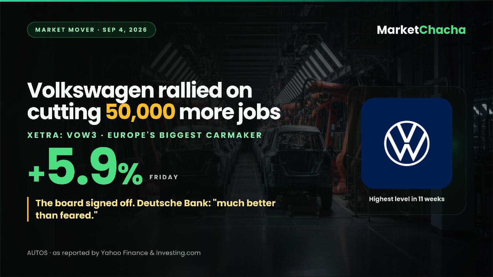 Volkswagen's 50,000 job cuts decoded