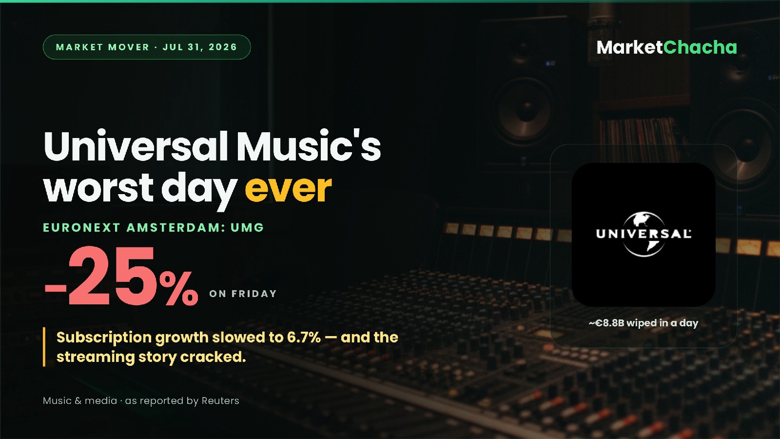 Universal Music selloff decoded