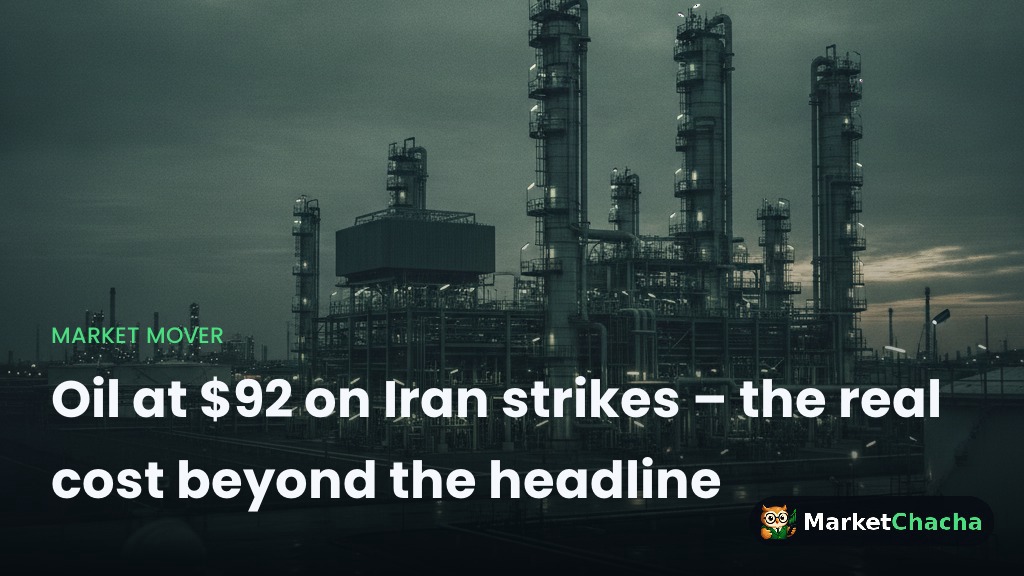 Oil at $92 on Iran strikes – the real cost beyond the headline