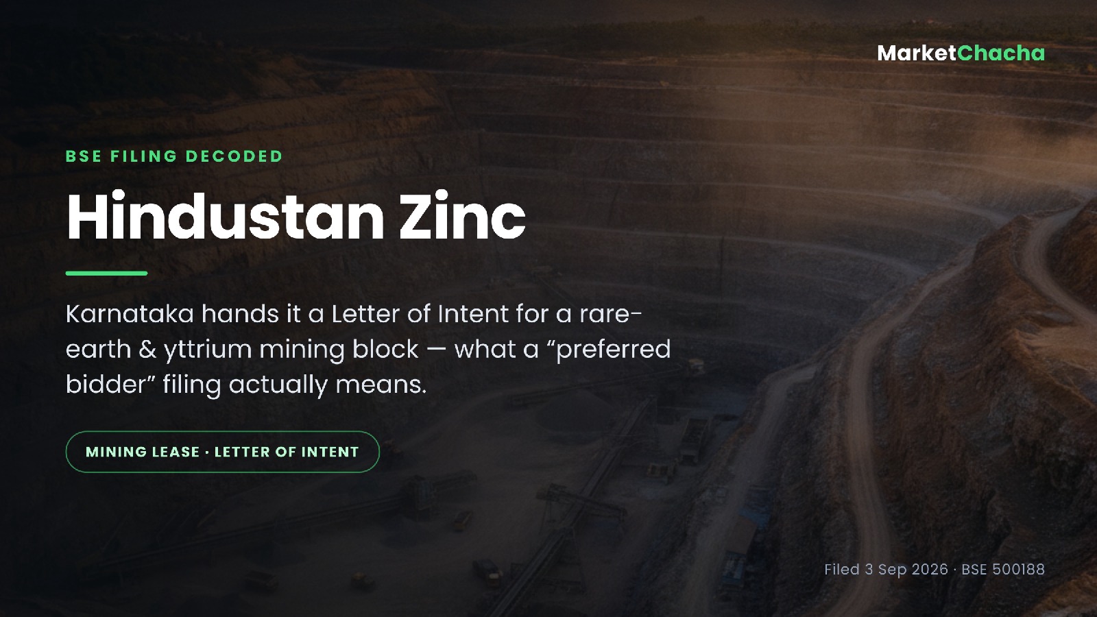 Hindustan Zinc BSE filing decoded