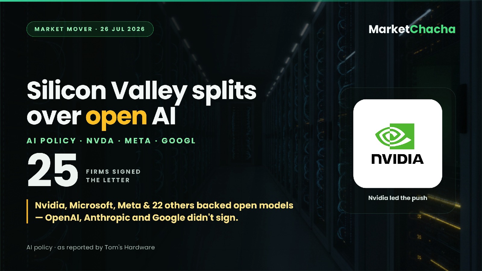 Open-weight AI letter decoded